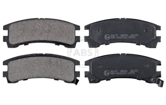 Kit de plaquettes de frein, frein à disque 36674 ABS, Image 3