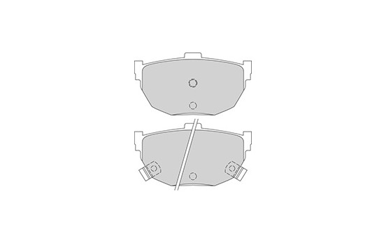 Kit de plaquettes de frein, frein à disque 36692 ABS, Image 3