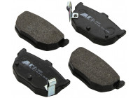 Kit de plaquettes de frein, frein à disque 36692 ABS