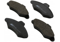 Kit de plaquettes de frein, frein à disque 36709 ABS
