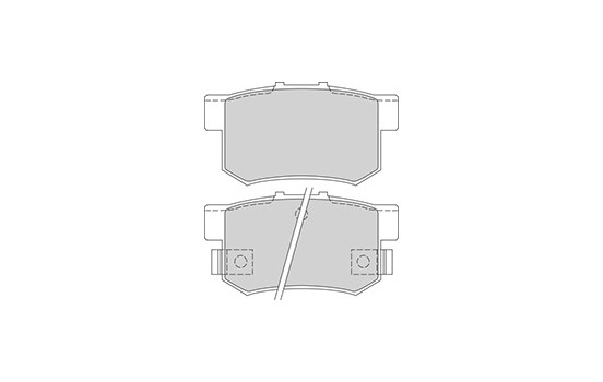 Kit de plaquettes de frein, frein à disque 36712 ABS, Image 3