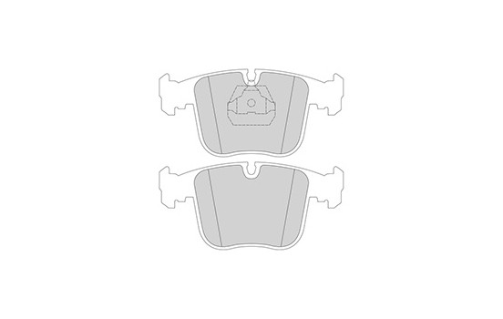 Kit de plaquettes de frein, frein à disque 36714 ABS, Image 3