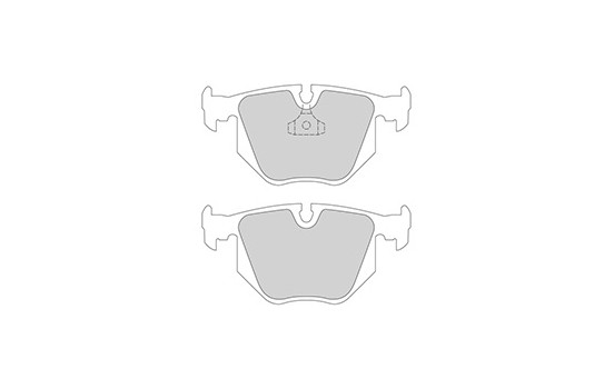 Kit de plaquettes de frein, frein à disque 36715 ABS, Image 3