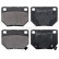 Kit de plaquettes de frein, frein à disque 36719 ABS, Vignette 4