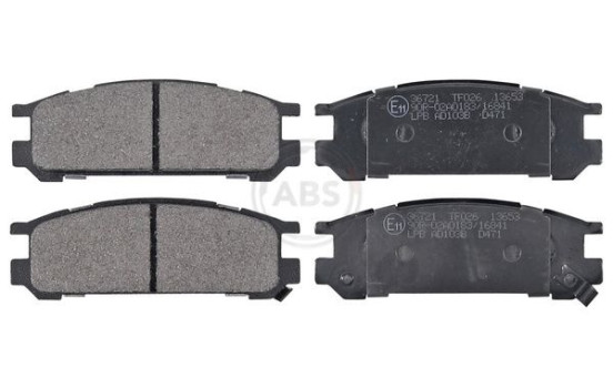 Kit de plaquettes de frein, frein à disque 36721 ABS, Image 4