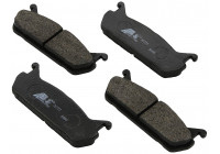 Kit de plaquettes de frein, frein à disque 36723 ABS