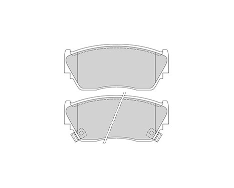 Kit de plaquettes de frein, frein à disque 36728 ABS, Image 2