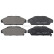 Kit de plaquettes de frein, frein à disque 36730 ABS, Vignette 3