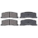 Kit de plaquettes de frein, frein à disque 36734 ABS, Vignette 4