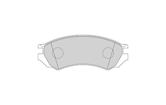 Kit de plaquettes de frein, frein à disque 36739 ABS, Image 2