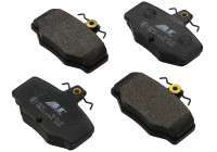 Kit de plaquettes de frein, frein à disque 36741 ABS