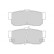 Kit de plaquettes de frein, frein à disque 36742 ABS, Vignette 2