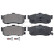 Kit de plaquettes de frein, frein à disque 36742 ABS, Vignette 4