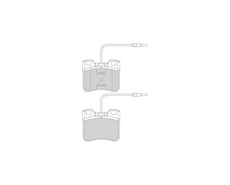 Kit de plaquettes de frein, frein à disque 36751 ABS, Image 3