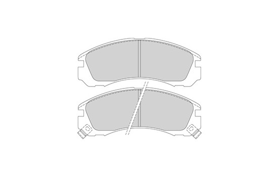 Kit de plaquettes de frein, frein à disque 36753 ABS, Image 3