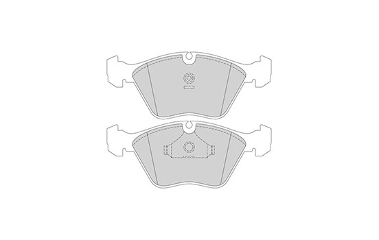 Kit de plaquettes de frein, frein à disque 36755 ABS, Image 2