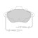 Kit de plaquettes de frein, frein à disque 36764 ABS, Vignette 3