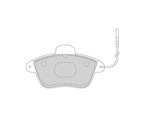 Kit de plaquettes de frein, frein à disque 36765 ABS, Image 3