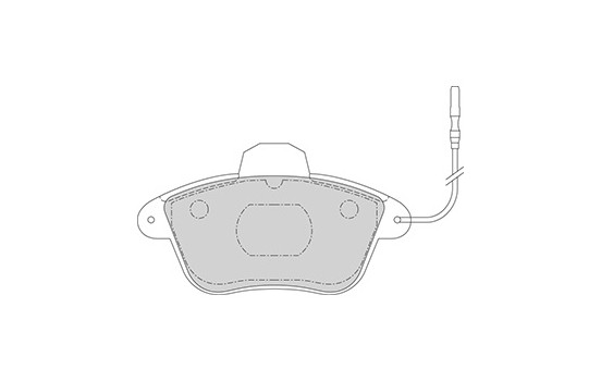 Kit de plaquettes de frein, frein à disque 36765 ABS, Image 3