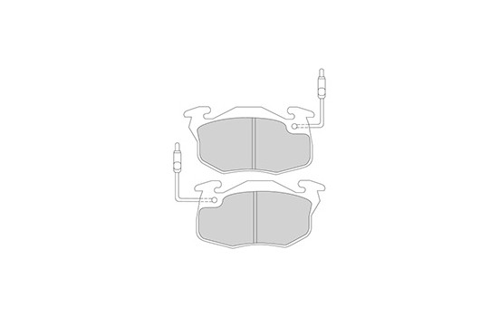 Kit de plaquettes de frein, frein à disque 36766 ABS, Image 3