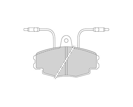 Kit de plaquettes de frein, frein à disque 36770 ABS, Image 3