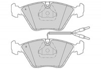 Kit de plaquettes de frein, frein à disque 36774 ABS