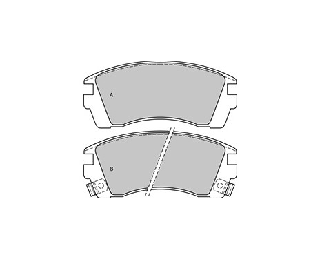 Kit de plaquettes de frein, frein à disque 36779 ABS, Image 2