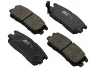 Kit de plaquettes de frein, frein à disque 36781 ABS