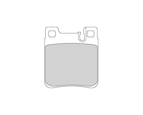 Kit de plaquettes de frein, frein à disque 36787 ABS, Image 3