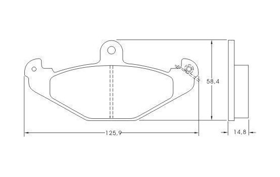 Kit de plaquettes de frein, frein à disque 36788 ABS, Image 2