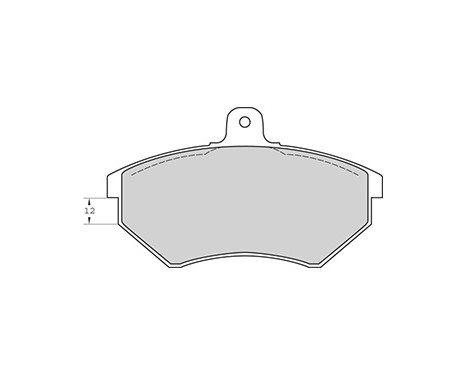 Kit de plaquettes de frein, frein à disque 36789 ABS, Image 3