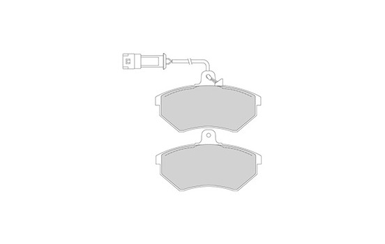 Kit de plaquettes de frein, frein à disque 36791 ABS, Image 3