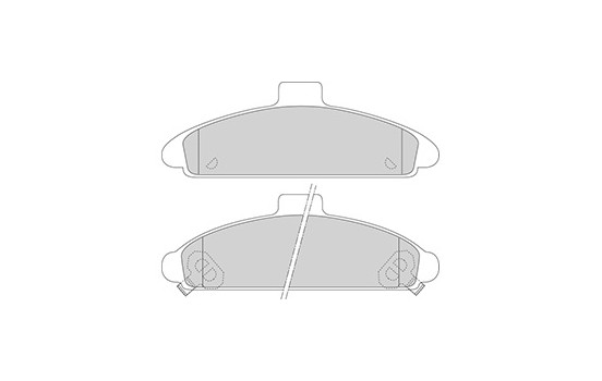 Kit de plaquettes de frein, frein à disque 36792 ABS