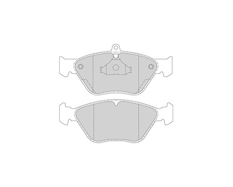 Kit de plaquettes de frein, frein à disque 36805 ABS, Image 3