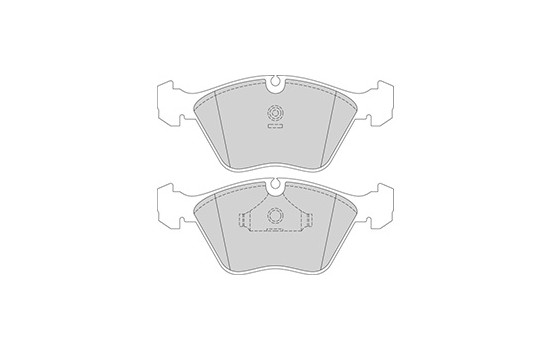Kit de plaquettes de frein, frein à disque 36807 ABS, Image 3