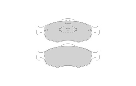 Kit de plaquettes de frein, frein à disque 36809 ABS, Image 3