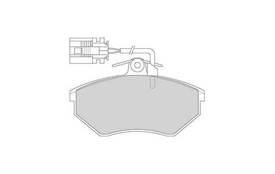 Kit de plaquettes de frein, frein à disque 36811 ABS, Image 3