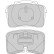 Kit de plaquettes de frein, frein à disque 36813 ABS, Vignette 2