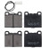 Kit de plaquettes de frein, frein à disque 36820 ABS, Vignette 3