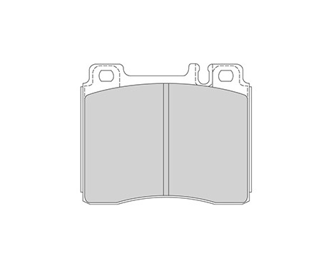 Kit de plaquettes de frein, frein à disque 36825 ABS, Image 2