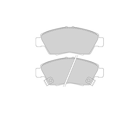 Kit de plaquettes de frein, frein à disque 36831 ABS, Image 2