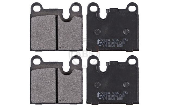 Kit de plaquettes de frein, frein à disque 36834 ABS, Image 2
