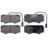 Kit de plaquettes de frein, frein à disque 36842 ABS, Vignette 2