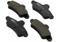 Kit de plaquettes de frein, frein à disque 36845 ABS