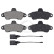 Kit de plaquettes de frein, frein à disque 36845 ABS, Vignette 4