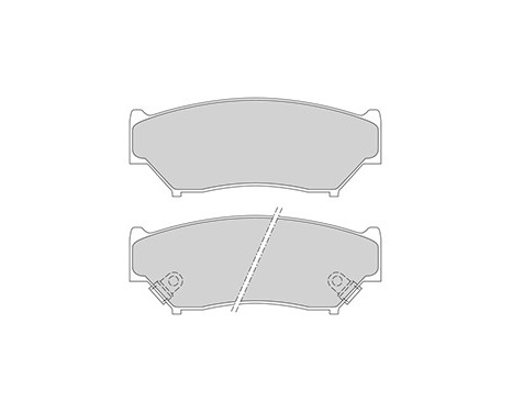 Kit de plaquettes de frein, frein à disque 36852 ABS, Image 2