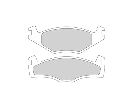 Kit de plaquettes de frein, frein à disque 36853 ABS, Image 3