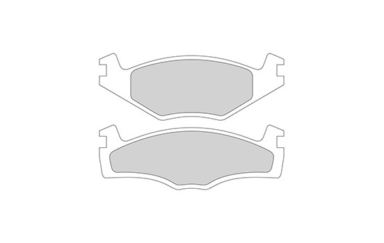 Kit de plaquettes de frein, frein à disque 36853 ABS, Image 3