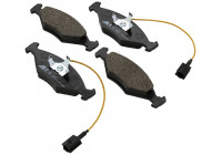 Kit de plaquettes de frein, frein à disque 36855 ABS