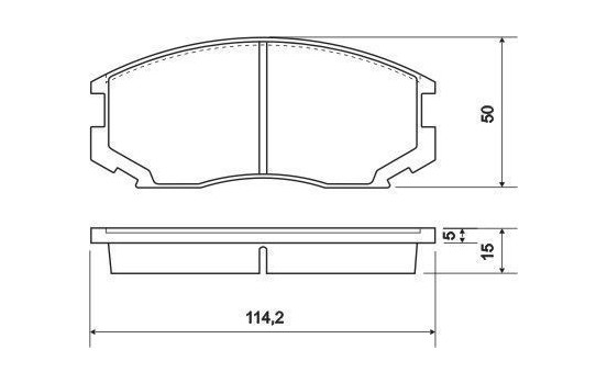 Kit de plaquettes de frein, frein à disque 36865 ABS, Image 2
